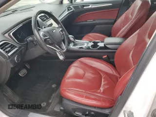 2014 Ford Fusion Titanium Hybrid with VIN 3FA6P0RU9ER160242, listed as a Copart auction lot 50209005 with 172,507 mi miles and Salvage Title. Bid and sale history available at carsss.com. Image 7.