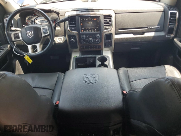 2015 Ram 2500 Laramie with VIN 3C6UR5FL5FG582579, listed as a Copart auction lot 58382715 with 128,605 mi miles and Salvage title. Bid and sale history available at DreamBid. Image 8.