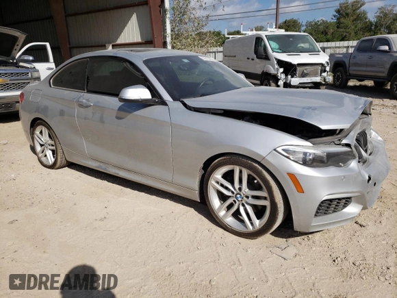 2016 BMW 2 Series 228i with VIN WBA1F9C54GV545725, listed as a Copart auction lot 62673383 with 80,266 mi miles. Bid and sale history available at carsss.com. Image 4.