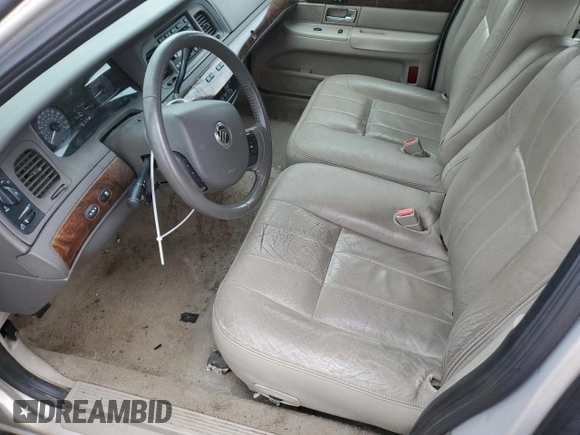 2007 Mercury Grand Marquis LS Premium with VIN 2MEFM75W77X600156, listed as a Copart auction lot 54351185 with 96,776 mi miles and Salvage Title. Bid and sale history available at DreamBid. Image 7.