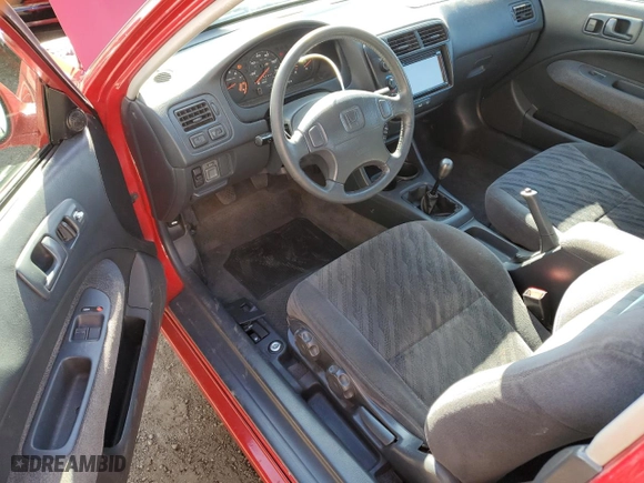 2000 Honda Civic Si with VIN 1HGEM115XYL042004, listed as a Copart auction lot 45017185 with 148,245 mi miles and Salvage Title. Bid and sale history available at carsss.com. Image 8.