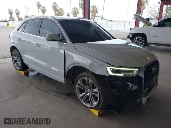 2016 Audi Q3 Prestige with VIN WA1GFCFSXGR004015, listed as a IAAI auction lot 41916679 with 90,926 mi miles and . Bid and sale history available at DreamBid. Image 1.
