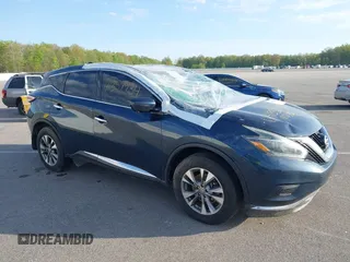 2018 Nissan Murano SV with VIN 5N1AZ2MGXJN174834, listed as a IAAI auction lot 41357934 with 63,568 mi miles and . Bid and sale history available at DreamBid. Image 1.