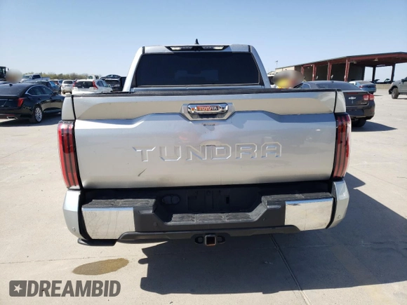 2022 Toyota Tundra 1794 Edition with VIN 5TFMA5ABXNX005457, listed as a Copart auction lot 49793525 with 58,484 mi miles and Clean title. Bid and sale history available at DreamBid. Image 6.