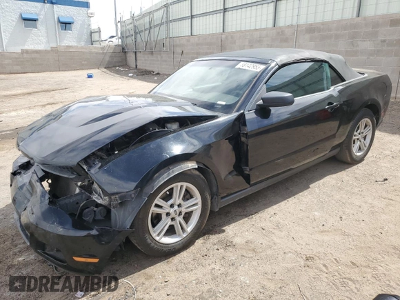 2012 Ford Mustang V6 with VIN 1ZVBP8EM4C5276085, listed as a Copart auction lot 58142955 with 159,068 mi miles and Salvage title. Bid and sale history available at DreamBid. Image 1.