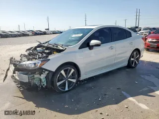 2019 Subaru Impreza Sport with VIN 4S3GKAM66K3609771, listed as a Copart auction lot 52625925 with 105,569 mi miles and Salvage Title. Bid and sale history available at carsss.com. Image 1.