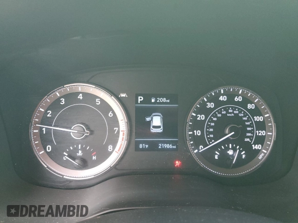 2021 Hyundai Venue SE with VIN KMHRB8A34MU106115, listed as a Copart auction lot 50939995 with 21,986 mi miles and Non Repairable. Bid and sale history available at DreamBid. Image 9.