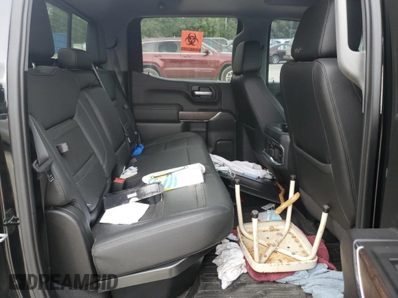 2020 GMC Sierra 1500 Denali with VIN 1GTU9FED5LZ267544, listed as a Copart auction lot 61575405 with 37,528 mi miles and Non repairable. Bid and sale history available at DreamBid. Image 10.