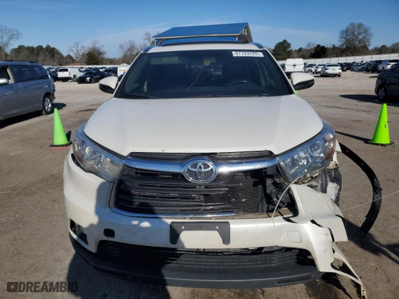 2016 Toyota Highlander XLE with VIN 5TDKKRFH4GS169689, listed as a Copart auction lot 87723725 with 172,542 mi miles and Salvage Title. Bid and sale history available at carsss.com. Image 5.