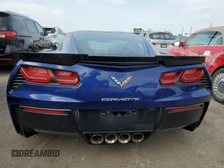 2017 Chevrolet Corvette Grand Sport 1LT with VIN 1G1YW2D75H5101854, listed as a Copart auction lot 74748174 with 0 mi miles and Salvage Title. Bid and sale history available at carsss.com. Image 6.