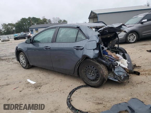2019 Toyota Corolla L with VIN 2T1BURHE3KC241061, listed as a Copart auction lot 45709575 with Not Provided miles and Salvage Title. Bid and sale history available at DreamBid. Image 2.