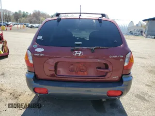 2004 Hyundai Santa Fe GLS with VIN KM8SC73D44U848707, listed as a Copart auction lot 54386875 with 133,299 mi miles and Salvage Title. Bid and sale history available at carsss.com. Image 6.