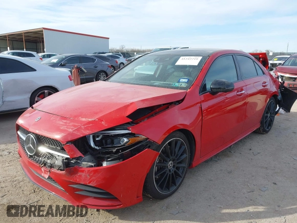 2019 Mercedes-Benz A 220 with VIN WDD3G4FB8KW018597, listed as a IAAI auction lot 41242218 with 37,144 mi miles and . Bid and sale history available at DreamBid. Image 17.