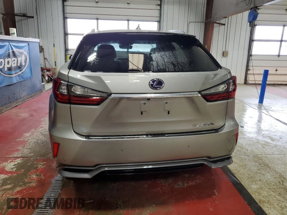 2018 Lexus RX with VIN 2T2BGMCA1JC024570, listed as a Copart auction lot 80123654 with 58,226 mi miles and Salvage Title. Bid and sale history available at carsss.com. Image 6.