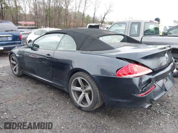 2008 BMW 6 Series 650i with VIN WBAEB53598CX63873, listed as a IAAI auction lot 41247667 with 283,230 mi miles. Bid and sale history available at carsss.com. Image 14.