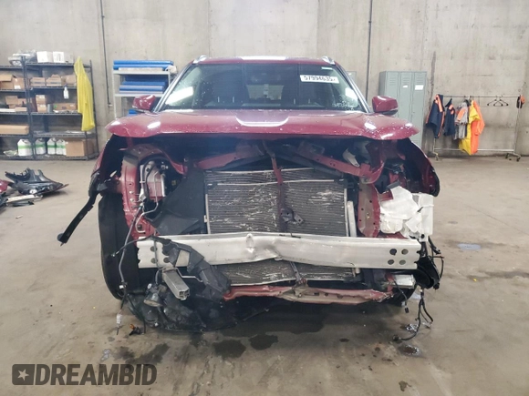2021 Toyota Highlander XLE with VIN 5TDGZRBHXMS546223, listed as a Copart auction lot 57994635 with 69,413 mi miles and Salvage title. Bid and sale history available at DreamBid. Image 5.