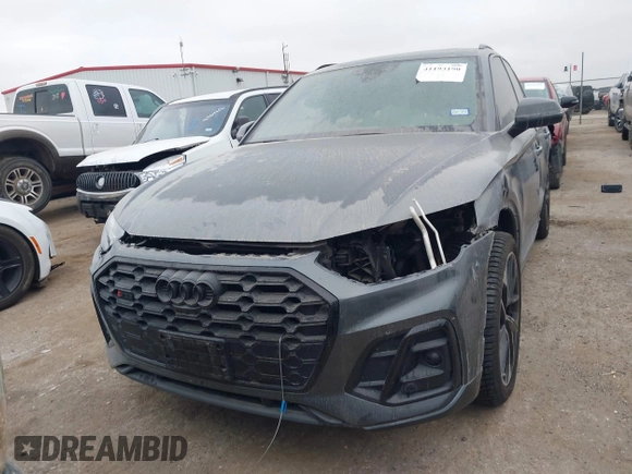 2022 Audi SQ5 Premium Plus with VIN WA1B4AFY0N2087517, listed as a IAAI auction lot 41193190 with 35,400 mi miles. Bid and sale history available at carsss.com. Image 13.