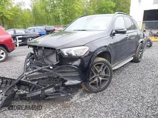 2021 Mercedes-Benz GLE 53 AMG with VIN 4JGFB6BBXMA531465, listed as a IAAI auction lot 42295588 with 46,509 mi miles and . Bid and sale history available at DreamBid. Image 2.