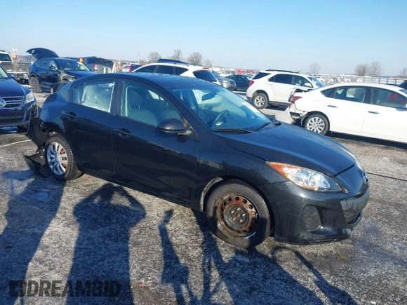 2012 Mazda 3 i Sport with VIN JM1BL1UG3C1526182, listed as a IAAI auction lot 41284428 with 153,809 mi miles and . Bid and sale history available at DreamBid. Image 1.