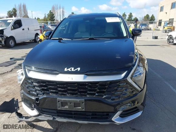 2023 Kia Sportage Hybrid EX with VIN KNDPVCAG5P7017620, listed as a IAAI auction lot 41709782 with 85,720 mi miles. Bid and sale history available at carsss.com. Image 12.