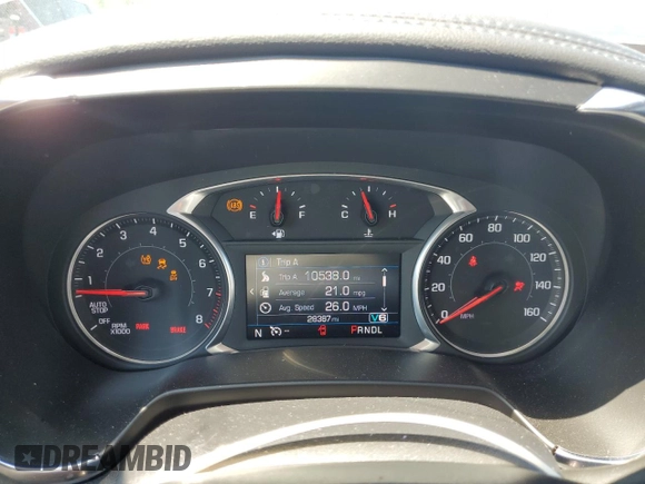 2021 Chevrolet Blazer LT z VIN 3GNKBCRS6MS524834, wystawiony jako Copart lot #63138245 z przebiegiem 28 387 mil mil oraz Nie do naprawy • Non repairable. Historia ofert i sprzedaży dostępna na DreamBid. Obrazek 9.