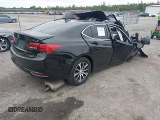2017 Acura TLX with VIN 19UUB1F33HA008913, listed as a IAAI auction lot 41332238 with 1 mi miles. Bid and sale history available at carsss.com. Image 4.