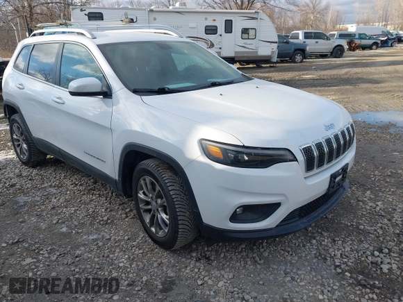 2019 Jeep Cherokee Altitude with VIN 1C4PJLLX0KD383858, listed as a IAAI auction lot 41414144 with 78,013 mi miles. Bid and sale history available at carsss.com. Image 1.