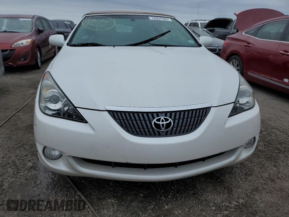 2005 Toyota Solara SE with VIN 4T1FA38P75U056927, listed as a Copart auction lot 74937394 with 75,454 mi miles and Non Repairable. Bid and sale history available at DreamBid. Image 5.