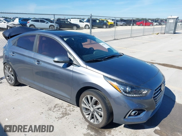 2019 Hyundai Accent Limited with VIN 3KPC34A3XKE069177, listed as a IAAI auction lot 40821291 with 90,855 mi miles. Bid and sale history available at carsss.com. Image 1.