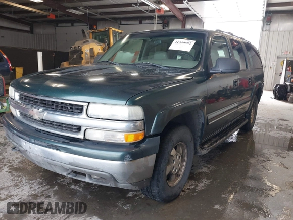 2002 Chevrolet Suburban LS with VIN 1GNFK16Z72J263641, listed as a IAAI auction lot 41549592 with 1 mi miles. Bid and sale history available at carsss.com. Image 17.