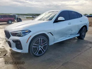 2023 BMW X6 xDrive40i z VIN 5UXCY6C08P9N43749, wystawiony jako Copart lot #54092795 z przebiegiem 39 495 mil mil oraz Szkody całkowita. Historia ofert i sprzedaży dostępna na DreamBid. Obrazek 1.