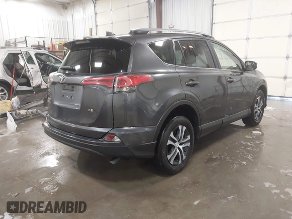 2017 Toyota RAV4 LE with VIN JTMZFREVXHJ111336, listed as a IAAI auction lot 41246935 with 176,693 mi miles and . Bid and sale history available at carsss.com. Image 4.