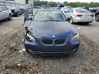 2009 BMW 5 Series 550i with VIN WBANW53529CT55835, listed as a Copart auction lot 75104204 with 46,358 mi miles and Salvage Title. Bid and sale history available at carsss.com. Image 5.