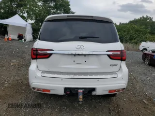2019 Infiniti QX80 LUXE with VIN JN8AZ2NE6K9227058, listed as a Copart auction lot 64134284 with 89,785 mi miles and Salvage Title. Bid and sale history available at carsss.com. Image 6.