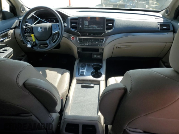 2021 Honda Pilot EX-L with VIN 5FNYF6H58MB084287, listed as a Copart auction lot 59658784 with 32,707 mi miles and Salvage title. Bid and sale history available at DreamBid. Image 8.