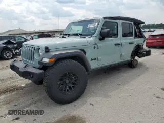2023 Jeep Wrangler Sport S z VIN 1C4HJXDN7PW681537, wystawiony jako Copart lot #63458155 z przebiegiem 18 602 mil mil oraz Szkoda całkowita • Salvage title. Historia ofert i sprzedaży dostępna na DreamBid. Obrazek 1.