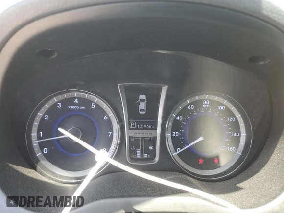 2013 Hyundai Azera with VIN KMHFH4JGXDA326213, listed as a Copart auction lot 52613875 with 131,966 mi miles and Salvage Title. Bid and sale history available at carsss.com. Image 9.