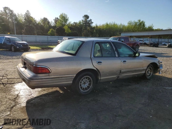 1997 Mercury Grand Marquis LS with VIN 2MELM75W3VX692074, listed as a Copart auction lot 52542335 with 211,850 mi miles and Salvage Title. Bid and sale history available at DreamBid. Image 3.