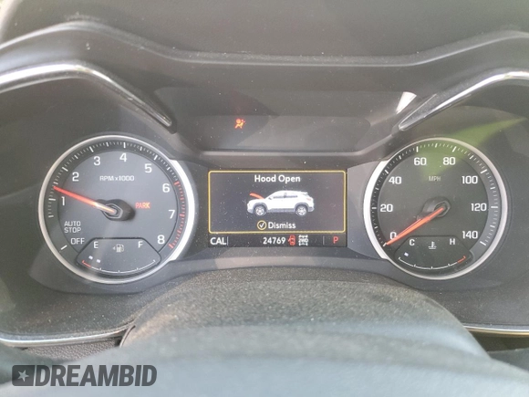 2022 Chevrolet TrailBlazer ACTIV with VIN KL79MSSL4NB146005, listed as a Copart auction lot 60079514 with 24,769 mi miles and Salvage Title. Bid and sale history available at DreamBid. Image 9.