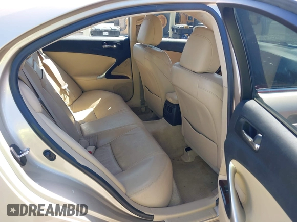 2006 Lexus IS 250 z VIN JTHCK262365000936, wystawiony jako IAAI lot #42157605 z przebiegiem 119 911 mil mil oraz . Historia ofert i sprzedaży dostępna na DreamBid. Obrazek 8.