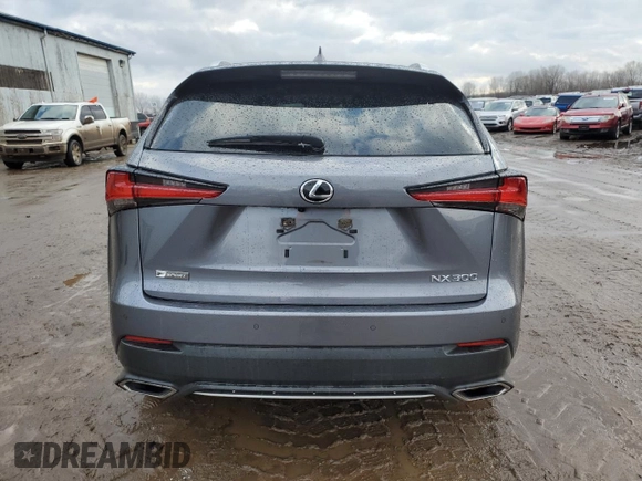 2020 Lexus NX with VIN JTJSARDZ1L5016411, listed as a Copart auction lot 47834075 with 60,727 mi miles and Non Repairable. Bid and sale history available at carsss.com. Image 6.