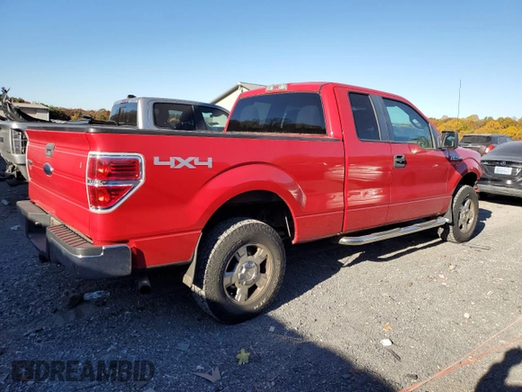 2010 Ford F-150 XL with VIN 1FTEX1E83AFC42916, listed as a Copart auction lot 77590834 with 126,213 mi miles and Salvage Title. Bid and sale history available at carsss.com. Image 3.