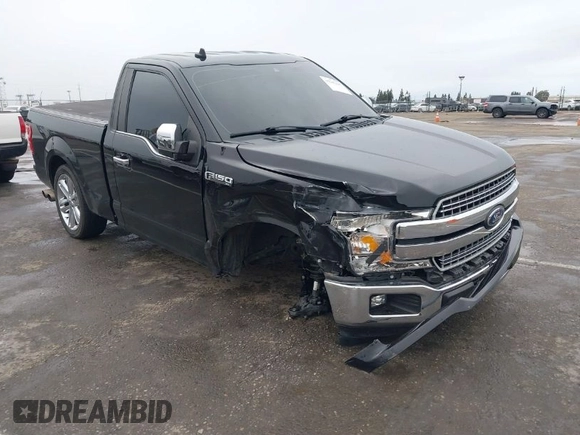 2020 Ford F-150 XL with VIN 1FTMF1C54LFC18389, listed as a IAAI auction lot 41507647 with 25,461 mi miles and . Bid and sale history available at carsss.com. Image 1.