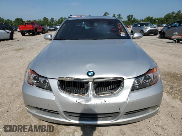 2007 BMW 3 Series 328i with VIN WBAVC535X7FZ71416, listed as a Copart auction lot 56311595 with 163,570 mi miles and Salvage title. Bid and sale history available at DreamBid. Image 5.