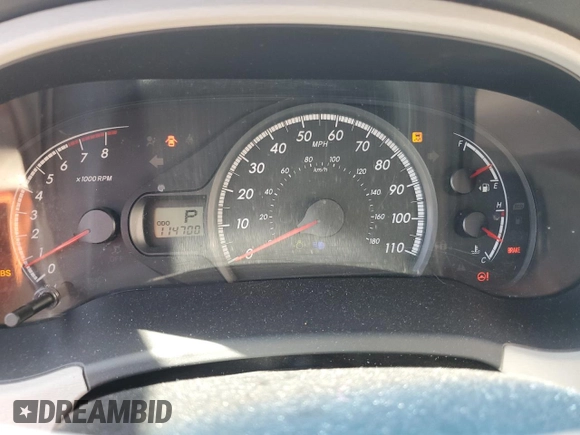 2012 Toyota Sienna with VIN 5TDZK3DC8CS246285, listed as a Copart auction lot 61676185 with 114,700 mi miles and Salvage title. Bid and sale history available at DreamBid. Image 9.