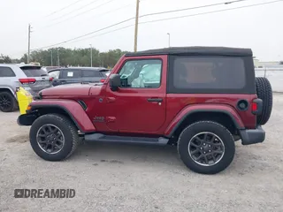 2021 Jeep Wrangler Sport S with VIN 1C4GJXAN8MW700480, listed as a IAAI auction lot 41149300 with 41,433 mi miles and . Bid and sale history available at DreamBid. Image 14.
