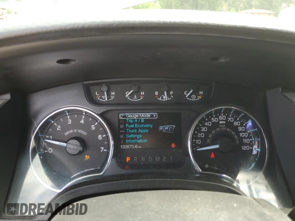 2012 Ford F-150 XL with VIN 1FTFW1EF5CKD80067, listed as a Copart auction lot 61274875 with 132,670 mi miles and Salvage title. Bid and sale history available at DreamBid. Image 9.