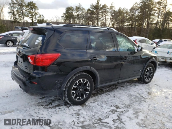 2020 Nissan Pathfinder SL z VIN 5N1DR2CM9LC637601, wystawiony jako Copart lot #44113465 z przebiegiem 24 167 mil mil oraz Szkoda całkowita • Salvage title. Historia ofert i sprzedaży dostępna na DreamBid. Obrazek 3.