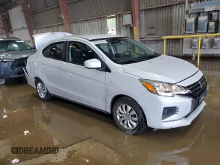 2021 Mitsubishi Mirage ES with VIN ML32FUFJ5MHF02630, listed as a Copart auction lot 60232945 with 87,709 mi miles and Salvage title. Bid and sale history available at DreamBid. Image 4.