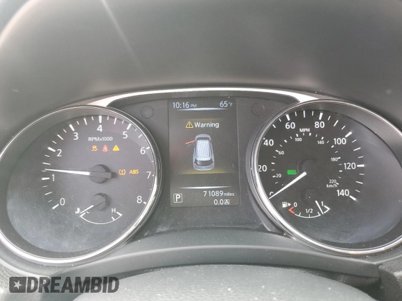 2016 Nissan Rogue S with VIN 5N1AT2MN5GC863572, listed as a Copart auction lot 51248005 with 71,089 mi miles and Salvage Title. Bid and sale history available at DreamBid. Image 9.